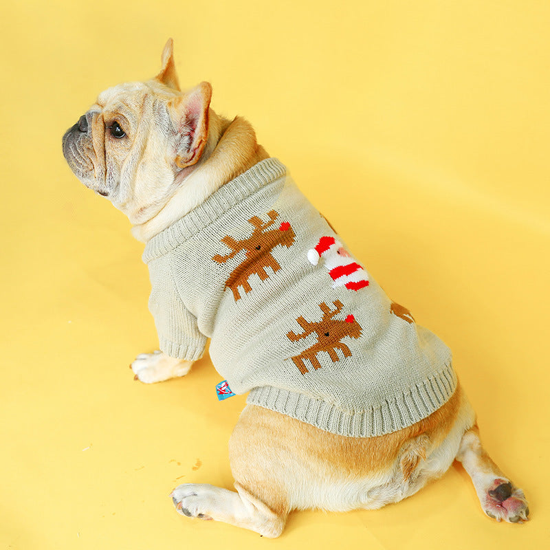 Pet Christmas Elk Sweater for Dogs