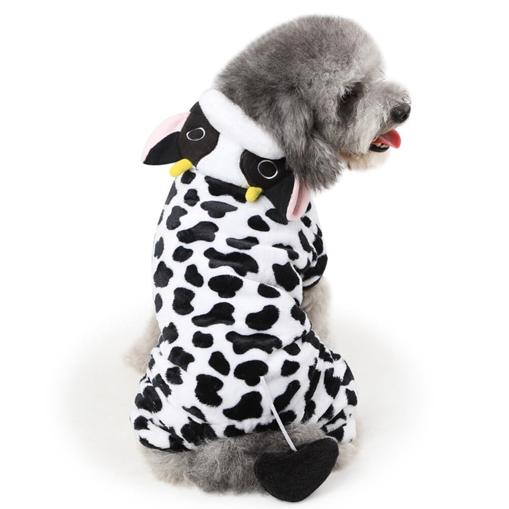 Cow Pet Costume for Dogs - L Size