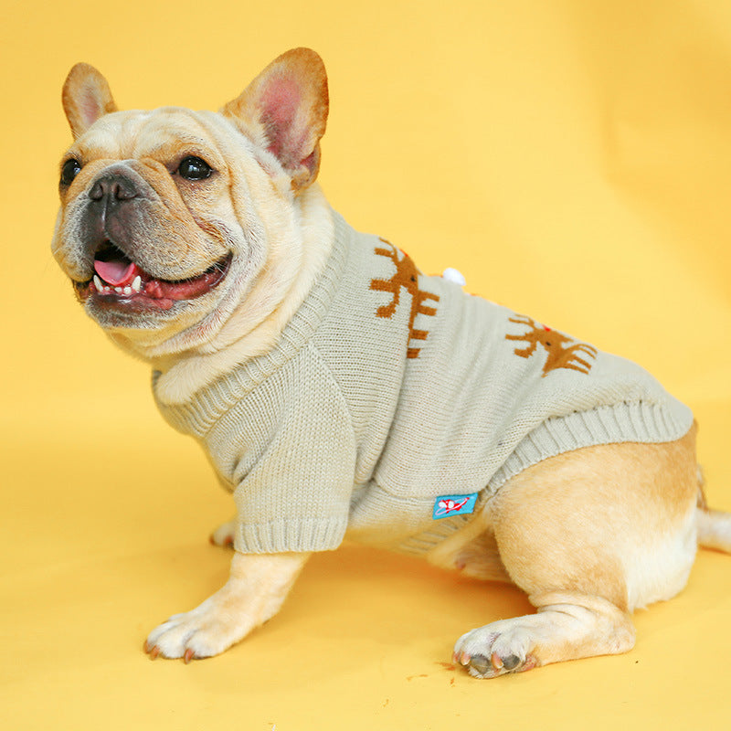 Pet Christmas Elk Sweater for Dogs