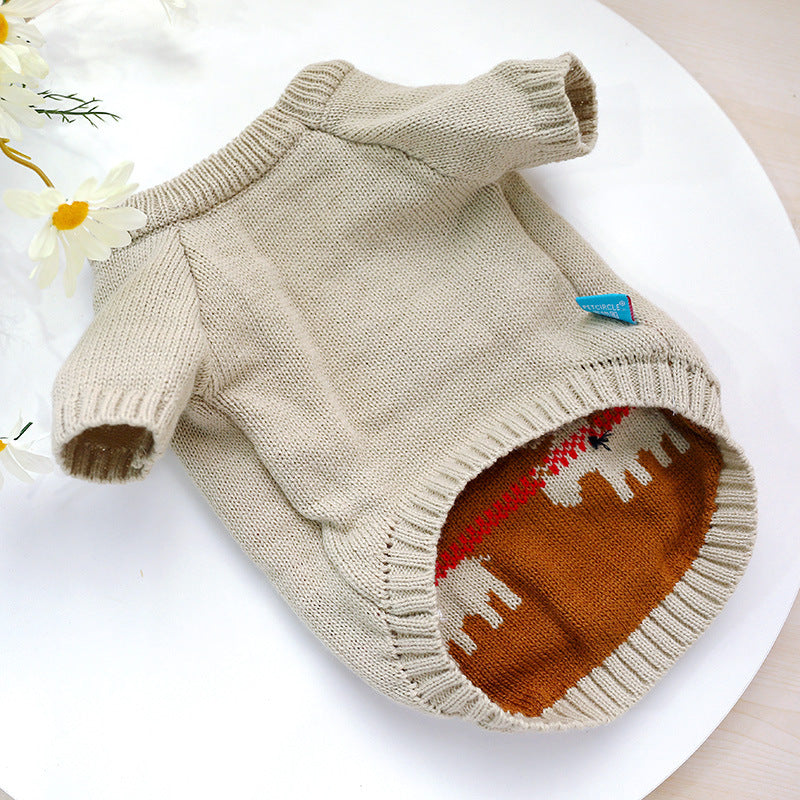 Pet Christmas Elk Sweater for Dogs