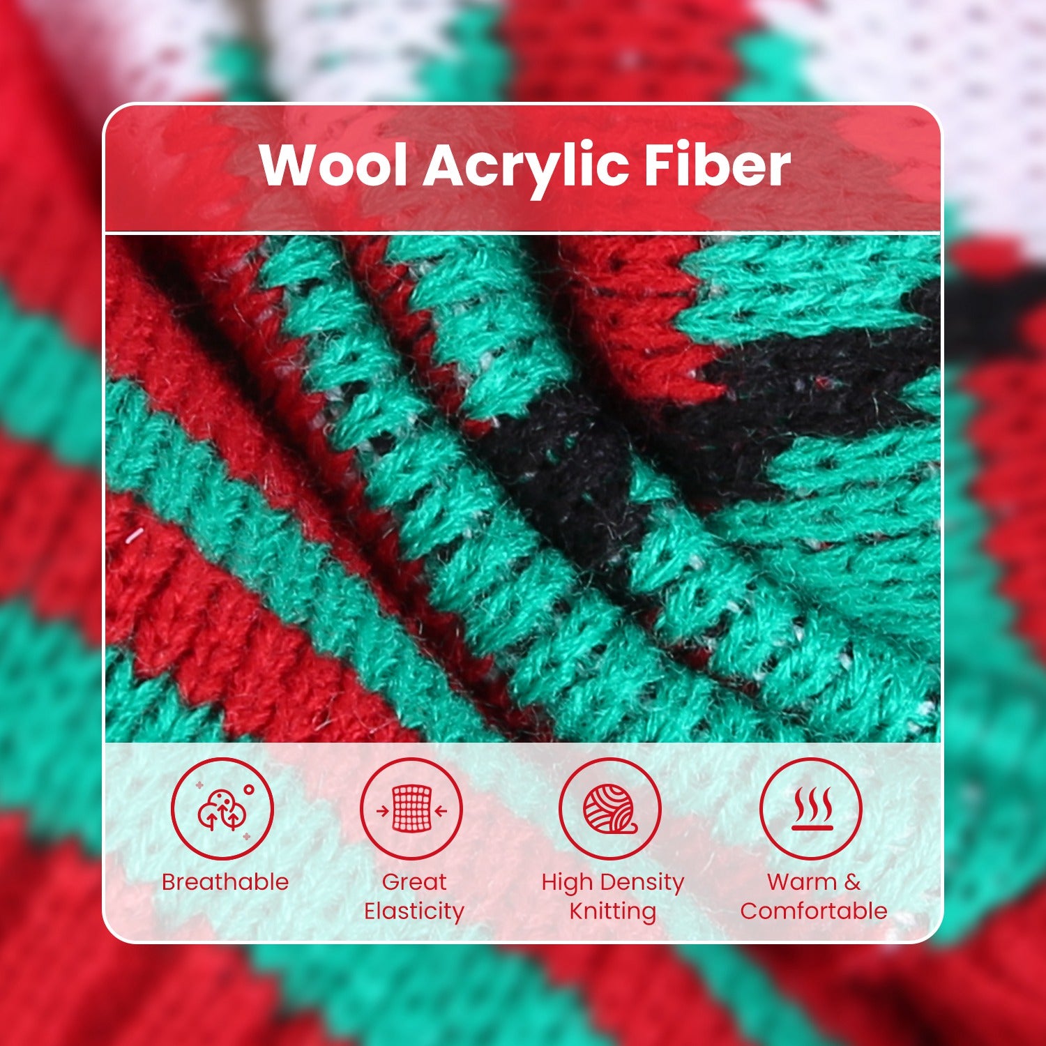 Dog/Cat Christmas Snowman Sweater – Striped Turtleneck